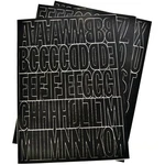 Hy-ko 30034 Die-cut Number And Letter Set, 2 In Character, Black. Fixed Price $13.40.
