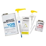 West System 105A Epoxy Resin 32 Fl Oz Bundle With 206A Slow Hardener. Fixed Price $147.61.