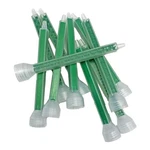 Pack Of 50 Plastic Green Static Mixing Nozzles For Silicone Adhesive. Fixed Price $89.99.