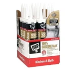 Dap Silicone Max 10.1-OZ Kitchen & Bath White Caulk 12 Pack. Fixed Price $89.10.