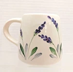 Emerson Creek Pottery Lavender Florals Cottage Core Mug Virginia Usa 2008 16 Oz. Fixed Price $19.97.