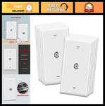 Coax Wall Plate 1-PORT F-type Coupler Connector For Tv Cable, 10 Pack, White. Fixed Price $43.99.