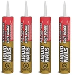 4 Liquid Nails All-purpose Adhesive For Construction Interior Exterior 828 Ml. Fixed Price $32.00.