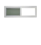 Double Pane Horizontal Window 48" X 16" DP30 Tempered Glass White Vinyl. Fixed Price $291.95.