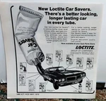 1976 Loctite Adhesive Car Savers Vintage Auto Repair. Fixed Price $5.96.