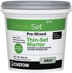 Custom Bldg Products Simpleset Pre-mixed Thin-set Mortar 1 Qt. Fixed Price $36.80.