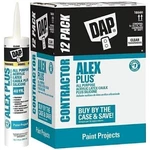 12 Pack Of 10.1 Oz Dap 18071 Alex Plus Clear All Purpose Acrylic Latex Caulk.... Fixed Price $56.83.