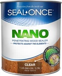 Seal-once Nano Penetrating Wood Sealer Premium Waterproof 1 Gallon, Clear. Fixed Price $83.92.