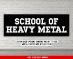 Motivational Heavy Metal Gym Banner - Large Quote Wall Art. Fixed Price $69.00.