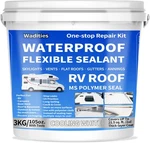 Rv Waterproof Flexible Sealant, Wadities 105OZ White Solar Reflective Se.... Fixed Price $108.62.