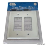 Crl Mirror Glass Double Designer Plate GMP13 Oversize 5" X Vintage New. Fixed Price $14.95.