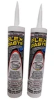 Flex Paste Super Thick Waterproof Rubberized White 9-OZ CARTRIDGE-2 Pack. Fixed Price $34.95.