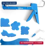 Gun Kit Smooths No-drip Silicone Caulking And Tools, Sealant. Fixed Price $14.11.