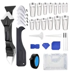 32PCS Caulking Tools, Silicone Finishing Kit(stainless Steelhea.... Fixed Price $26.37.
