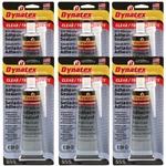 Dynatex Rtv Clear Silicone Sealant 3 Oz Tube Transparent Waterproof (6-PACK). Fixed Price $32.96.