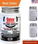 Oatey Pipe Joint Compound 4 Oz Waterproof Non-toxic Sealant For Plumbing. Fixed Price $11.99.