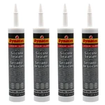 Dynatex Industrial Silicone 10.1OZ Caulk Tube Flexible Watertight (4-PACK). Fixed Price $46.96.