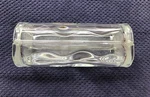 Pittsburgh Corning Architectural Glass Decora Endblock 4X8X3 With Defect. Fixed Price $29.99.