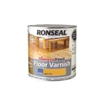 Ronseal Diamond Hard Coloured Interior Satin Floor Varnish 2.5L Clear Matt. Fixed Price $67.32.