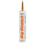 Sashco Big Stretch Acrylic Latex High Performance Caulking Pack Of 1, Tan. Fixed Price $17.99.