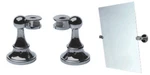 Crl Brushed Nickel Victorian Mirror Pivot Pair Adjustable Wall Mount Durable. Fixed Price $126.29.