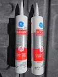 2 -ge Tub & Tile Silicone Caulk Kitchen Bathroom, White, 10 Fl Oz Cartridge. Fixed Price $22.99.