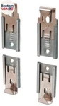 Nickel Plated Adjustable Mirror Clip Set For 1/4 In (6 Mm) Straight Edge Glass -. Fixed Price $17.59.