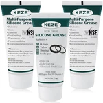 Food Grade Silicone Grease For Plumber Faucet Rings Lubricant 1 Oz 3 Pack. Fixed Price $16.91.