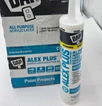 (qty 12) Dap Alex Plus Clear Purpose Acrylic Latex Caulk Silicone 10.1 Oz 18156. Fixed Price $46.10.