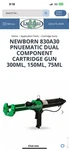 Newborn Industrial Pneumatic Series Model 830A30. Fixed Price $150.00.