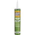 Liquid Nails LN-902 White Latex Flooring Adhesive Cartridge 10 Oz. (pack Of 12). Fixed Price $55.76.