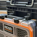 Side Mounting Hooks Ridgid Pro Gear System 2.0 Half Organizer Box. Fixed Price $12.99.