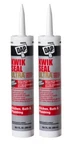2 Dap Kwik Seal Ultra Siliconized Acrylic Kitchen & Bath Caulk White 10.1 Oz. Fixed Price $28.49.