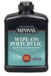 Minwax 40917 Pint Water Based Clear Satin Wipe On Polycrylic Polyurethane Finish. Fixed Price $31.99.