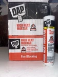 Dap 7079818854 High-heat Mortar, 10-OZ. Quantity 12. Fixed Price $64.99.
