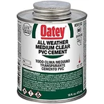 Oatey 31132 16 Oz. Pvc All Weather Clear Cement 10 Piece Display. Fixed Price $30.12.
