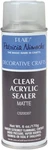 Plaid Craft Clear Acrylic Sealer Aerosol Spray 6 Ounce (pack Of 1), Matte. Fixed Price $11.86.