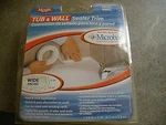 Magic Bathtub &wall Sealer Trim Wht MC406T Wide Width 5/8 In X 11 Ft (O19). Fixed Price $13.49.