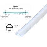Crl Translucent Silicone Bulb Seal - 95 In Long. Fixed Price $16.95.