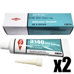 2EA Chemical Dowsil Adhesive Sealant 3140 Rtv 100ML Made In Korea Free Ship. Fixed Price $43.89.