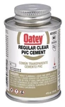 Oatey 31012 Pvc Regular Cement, Clear, 4-OUNCE Can. Fixed Price $8.99.