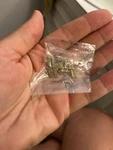 Satellite Label Pin Gold Original Package With. Fixed Price $11.00.