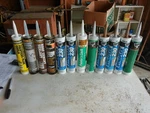 Lot Of 12 Unused Caulk Tubes Dap Titebond Quickrete 26-8-10. Fixed Price $39.99.