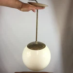 Vintage Ball Globe Circle Atomic Mid Century Hanging Light Fixture Ufo Space. Fixed Price $169.99.