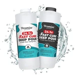 Promise Epoxy - 64 Oz Fast Cure Deep Pour Resin Kit. Fixed Price $43.99.