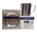 Service Ideas FROTH206 20OZ Frothing Pitcher + Espresso Knock Box Barista Combo. Fixed Price $19.99.