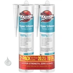 Kraken Bond Hyper Kitchen & Bath Silicone, 10.1OZ 2 Pack Clear. Fixed Price $14.99.