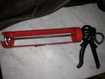 Newborn 255 Caulk Gun, 18:1 Thrust Revolving Barrel Brand. Fixed Price $20.00.