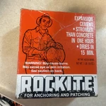 Hartline 10001 Rockite Expansion Cement 15 Min Lb. Fixed Price $10.00.