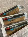 Scotch-weld Acrylic Structural Plastic Adhesive Pack Of 4!!!! 8010 Blue. Fixed Price $250.00.